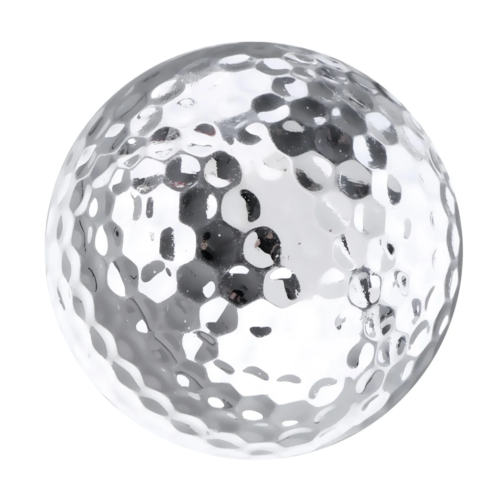 

1 Piece Golf Balls Electroplating Ball Wonderful Golfer Gift For For Golf Practice Match Standard Size 42.6mm 45g