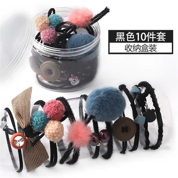 

Box Packed Baby Hair Band Colourful Cartoon Girls Elastic Hair Bands Children Rubber Band Baby Headbands Hair Accessories