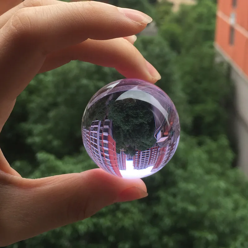 30 мм прозрачный хрустальный шар прозрачный декоративный стеклянный шар украшения фэн-шуй Глобус миниатюрные подарки аксессуары для украшения дома