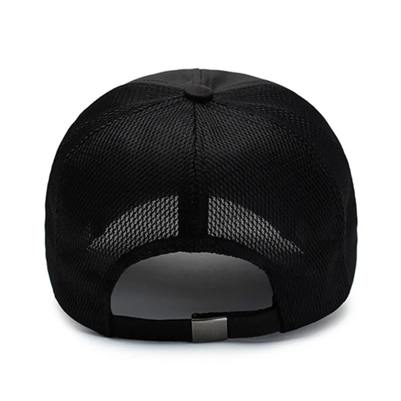 SILOQIN Snapback кепки для мужчин сетки дышащие бейсболки женщин's хвост сетчатая шапка Новинка выдвижной козырек большой шапки