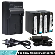 2x 7200mAh NP-F960 NP-F970 Battery Pack + Eur DC Car Charger Kits for Sony NP-F770 NP-F750 F960 F970 NP-F550 camera / camcorder 2x 7200mAh NP-F960 NP-F970 Battery Pack + Eur DC Car Charger Kits for Sony NP-F770 NP-F750 F960 F970 NP-F550 camera / camcorder