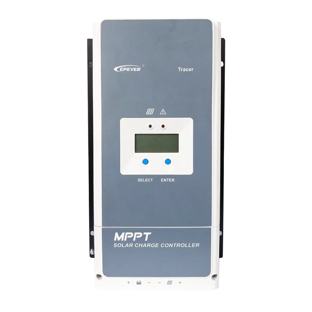 EPever MPPT 100A контроллер солнечного заряда 12 В 24 в 36 в 48 в с подсветкой ЖК-дисплей для макс. 200 в PV вход Запись в реальном времени 10415AN 10420AN