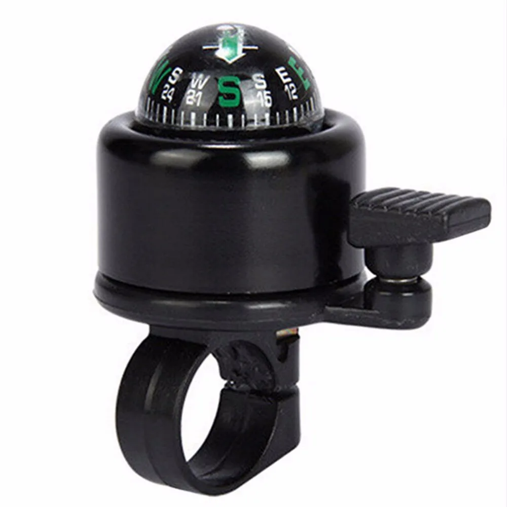 New Aluminum Alloy Bicycle Ring Horn Bell Road Mountain Bike Compass
