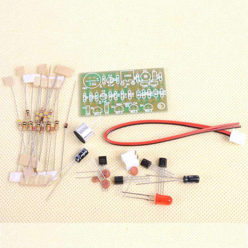Электронный хлопок набор переключателей DIY Kit звук Сенсор электронная схема