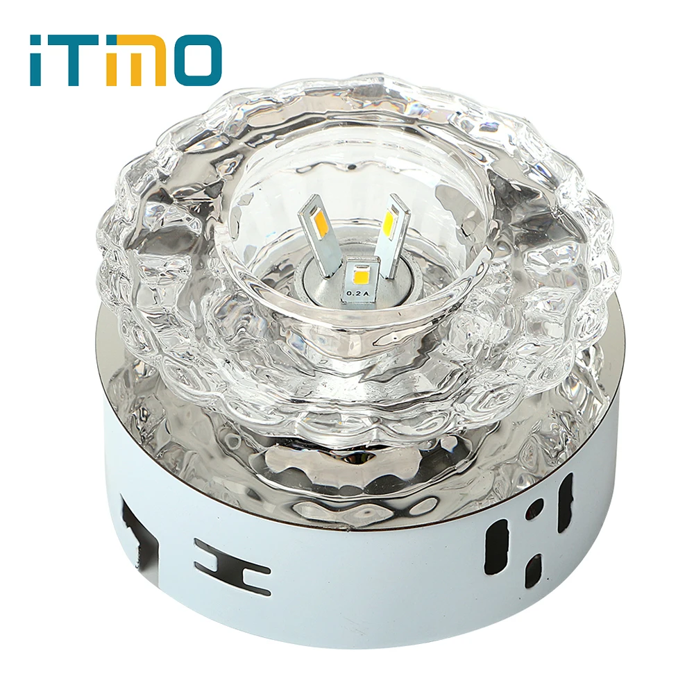 

ITimo LED Spot Light Home Lighting 3W/5W Fixture Pendant Lamp Decoration Wall Lamp RGB Crystal Light For Bar Office Store