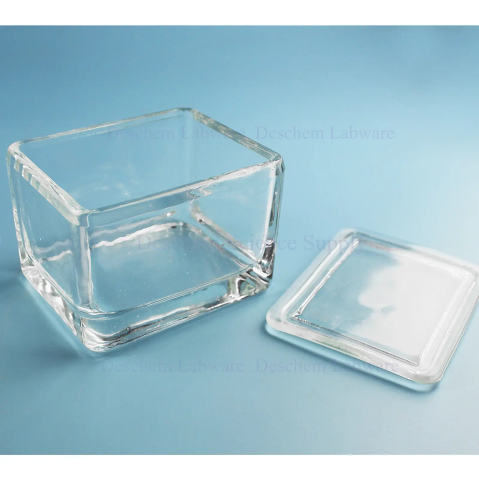 

Laboratory Glass Coplin Staining Jar With Cover,10-Slide Type
