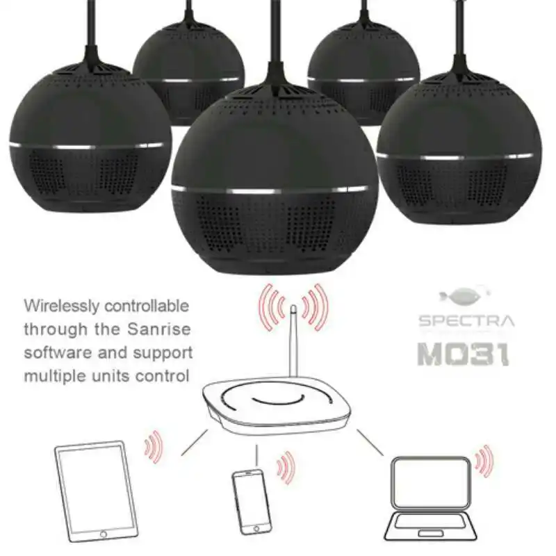 Морской воды рифовый светодиодный светильник Wi Fi функция морской коралловый бак