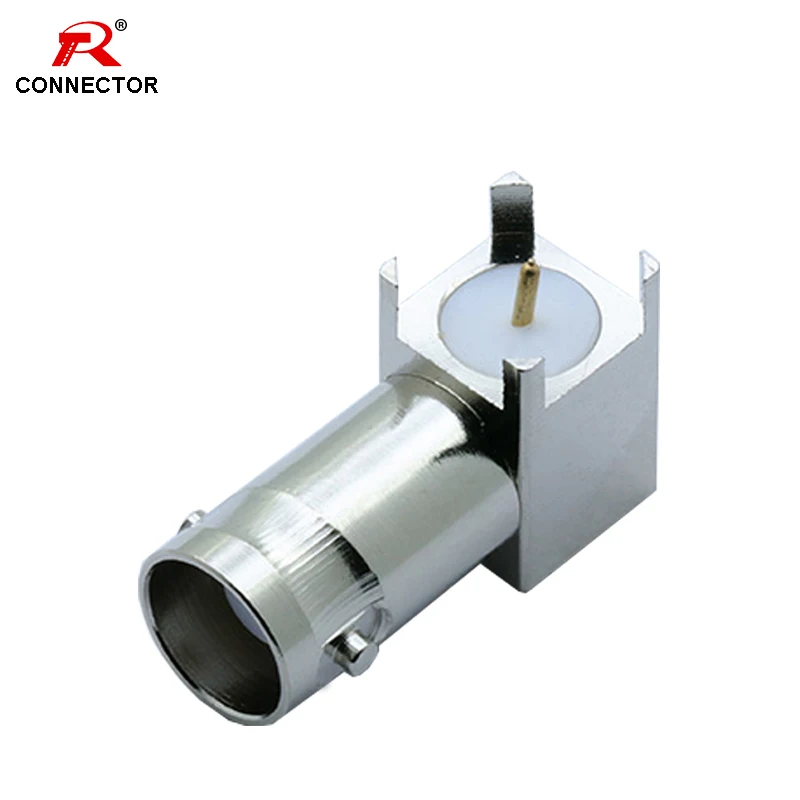 

1pc BNC FEMALE CHASSIS MOUNT PC BOARD CONNECTOR RIGHT ANGLE BNC SOCKET