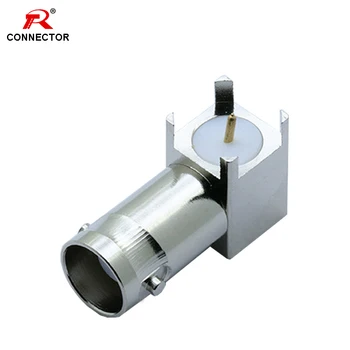 

50pcs BNC FEMALE CHASSIS MOUNT PC BOARD CONNECTOR RIGHT ANGLE BNC SOCKET