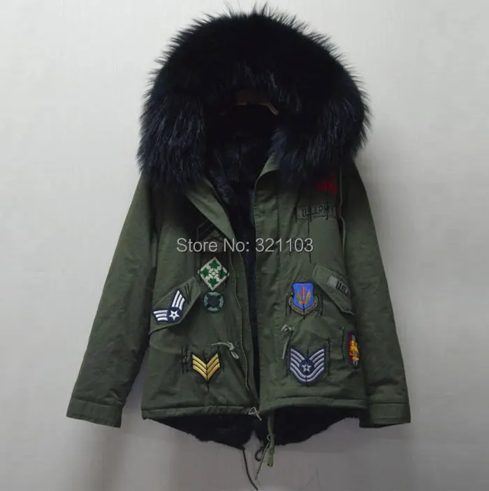 womens green jacket with fur hood