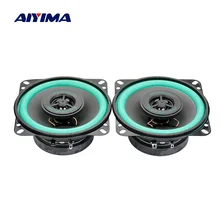 AIYIMA 2 шт. 4 дюйма коаксиальный полный диапазон автомобильный аудио музыкальный динамик s 40 Вт 4 Ом звук динамик бас громкий динамик DIY домашний кинотеатр