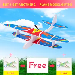 Детская игрушка «сделай сам» Powered самолет Перезаряжаемые Электрический самолет Летающий планер образования EPP самолет из пеноматериала