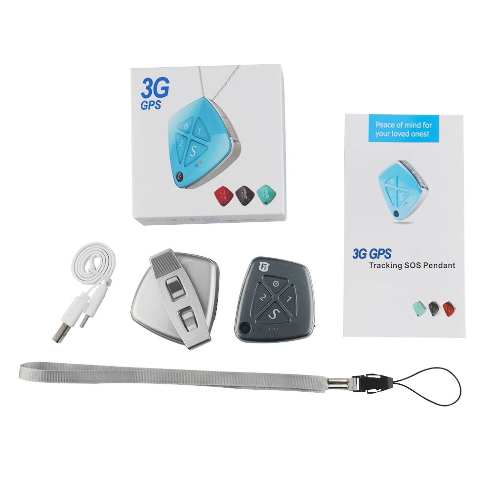 3G mini personal GPS tracker real time trackin SOS alarm RF V42 Tracker