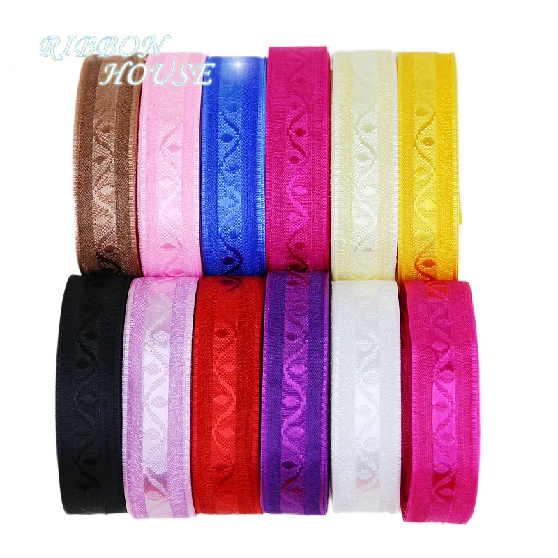 

Hot sale 3/4'' (20mm) Transparent jacquard chiffon ribbon DIY Wedding Party Decoration Crafts Gift Packing Belt (45 meters/lot)