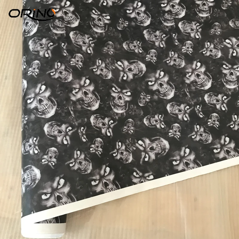 Skull Vinyl Film Car Sticker-12