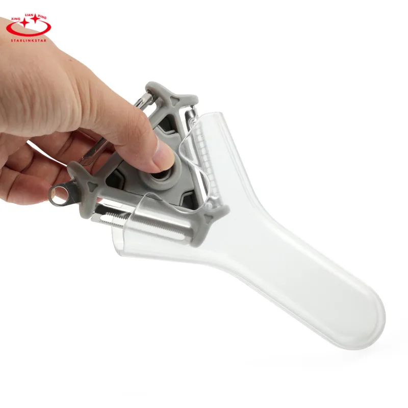 

Wonderful Multi-function 3 in 1 Fruit Peeler Stainless Steel Grater Peeling Knife Kitchen Vegetable Melon Kitchen Tool