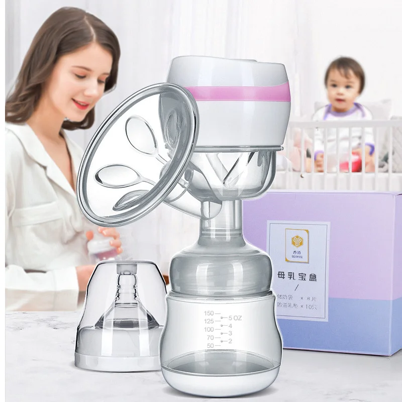 mother-integrated-electric-breast-pump-infant-usb-bpa-free-powerful-breast-pumps-baby-breast-feeding-wireless-milk-collector