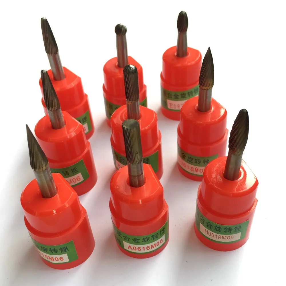 1Pcs Rotary Burrs Abrasive Tools Grinding Head Tungsten Carbide With