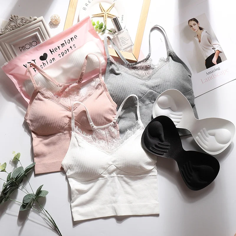 

Summer Sexy Lace Stitching Camis For Women Tops Fashion Beauty Back Seamless Vest Women Camis Female Solid Camisole