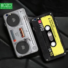 Phone Case For iphone 6 7 plus Cool 3D Old Styles Tape Radio Original Cases Hard Back For iphone 6 6s Plus Cover Bag