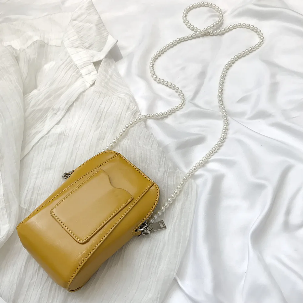 2019 woman sexy wild pearl crossbody package womens fashion shoulder bag city walking pack  pretty leather bags fanny pack  40J4 (15)