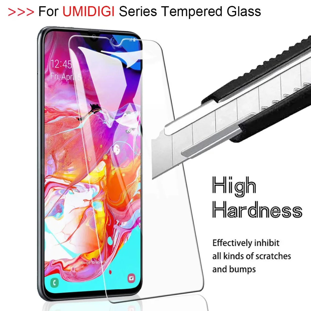 Закаленное стекло для UMIDIGI Power F1 PLAY One Max Z2 A5 Pro защита экрана S3 SE ONE профессиональная
