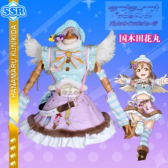 [В наличии] 2018 аниме Love Live Sunshine Aqours Kunikida Hanamaru Рождественская униформа для хора