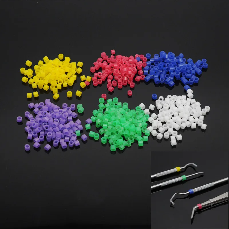 100 шт многоцветные силиконовые зубные инструменты кодовые кольца ортодонтический круг
