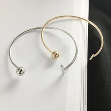 PINIYA New Design Gold Sliver Color Opening Bracelet Bangle Fashion Women Jewelry Open Bijoux Cuff Bangle pulseras mujer