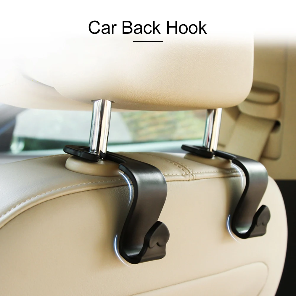 Car Accessories Creative Multi-purpose Hidden Rack Heart-shaped Back Hook Stuff Vihecle Stowing Tidying Auto Chair Back Hanger