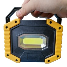 Светодиодный портативный Точечный светильник с аккумулятором 18650 COB, уличный поисковый светильник, рабочий светильник, лампа для охоты, кемпинга, светодиодный светильник-вспышка