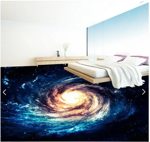 

3d wallpaper custom 3d flooring painting wallpaper room mural Swirl sky 3d floor tile in the bathroom to stick 3d photo wallpaer
