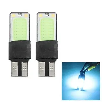 

10 Unidades Lampadas Led Cruze Lanterna Pingo Cob Canbus Azul Cristal