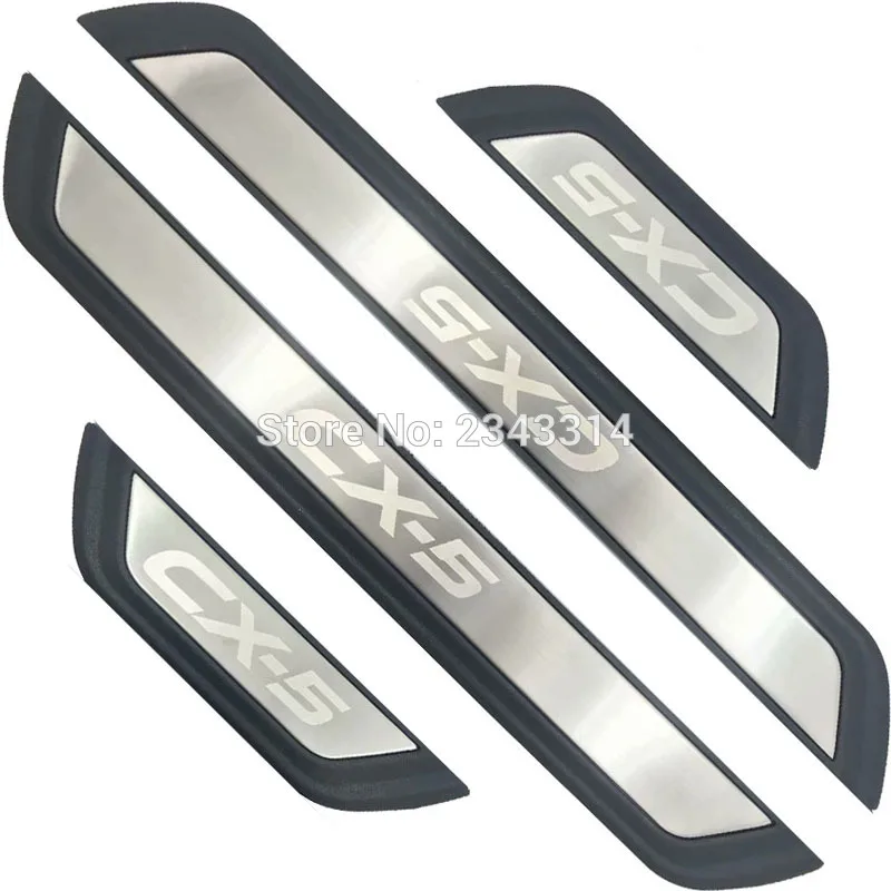 For-2017-2018-2019-Mazda-CX-5-CX-5-CX5-KF-2nd-Stainless-Door-Sill-Scuff