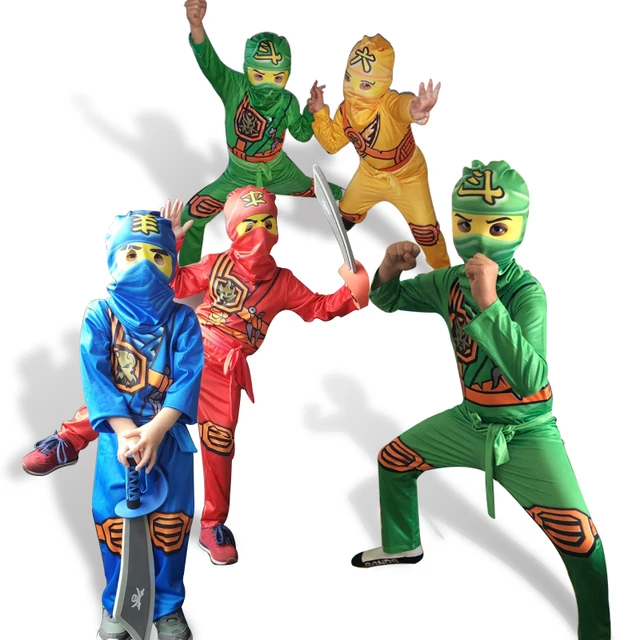Transición Ceniza Sinewi Ninjago, disfraces de fiesta para niños, ropa de superhéroe, Cosplay,  disfraz de Ninja para niñas, vestido de fiesta de Halloween, monos de  superhéroe, 3 unids/set _ - AliExpress Mobile