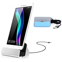 Алюминиевая зарядная док-станция для samsung Galaxy S4 S5 S6 S7