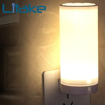 

Litake Led Night Light Wireless Remote Control Dimmable Bedroom Night Lamp 1.5W For Kids Children Desk Table Lights 220V
