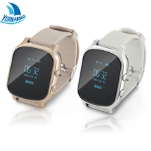 OLED Screen,T58 Smart GPS WIFI Tracker Locator Anti-Lost Watch for Kids Elder Child Student Smartwatch with SOS Remote Monitor