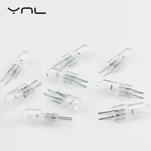 10 шт. YNL светодиодный G4 лампа галогенная 20 Вт DC12V лампада Кристалл lampara потолочный светильник Bombillas Точечный светильник люстра настенный светодиодный светильник лампа