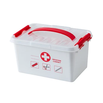 

Large Medicine Kit Box Medical Boxes Plastic Container Multi-layer Storage Organizer First Aid Kit Outdoor Home Medicine Cabinet