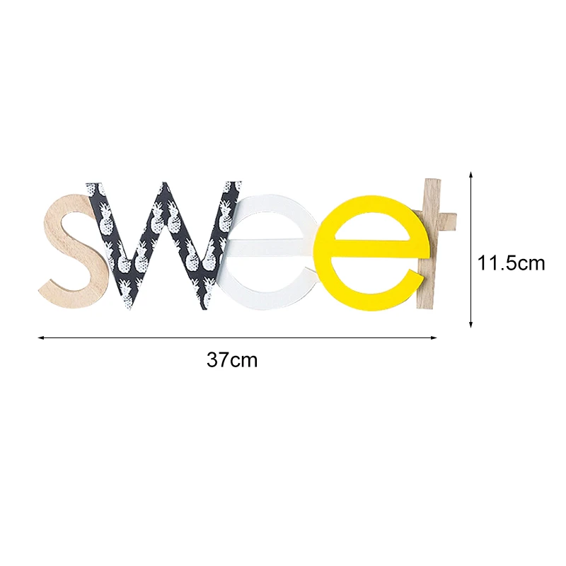 Скандинавское деревянное украшение для дома/семьи с логотипом, украшение для детского сада, украшение для детской комнаты, украшение для свадьбы, вечеринки, украшение для дома, буквы