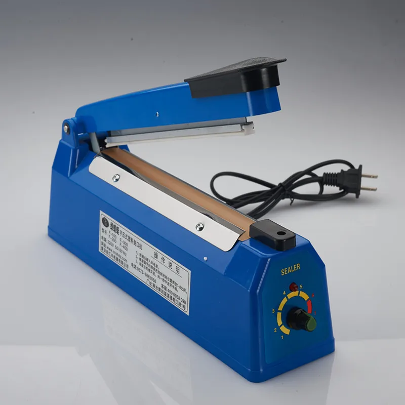 

New 8" 200mm Hand Manual 220V/110V Impulse Sealer Heat Seal Machine Poly PVC Plastic Shrink Vacuum Bag Film lips Sealing