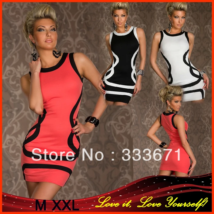 ON SALE! Foreign trade Style Women's M XXL Sexy Mini Dress Fashion Black Slim Hip Sex Lingerie/ Club wear/ the Erotic costumes | Женская