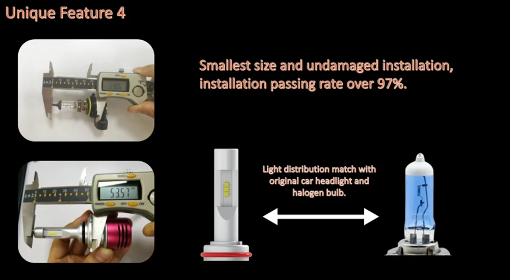 OCSION H27 880 LED Headlight Bulbs 60w 8400lm 6000k White Motorcycle Headlamp Kit H1 H3 H4 H7 H8 H9 H11 9005 HB3 9006 HB4 9012 HIR2  D1S D2S D3S D4S D1R D2R D2R D3R D4R D4C5_
