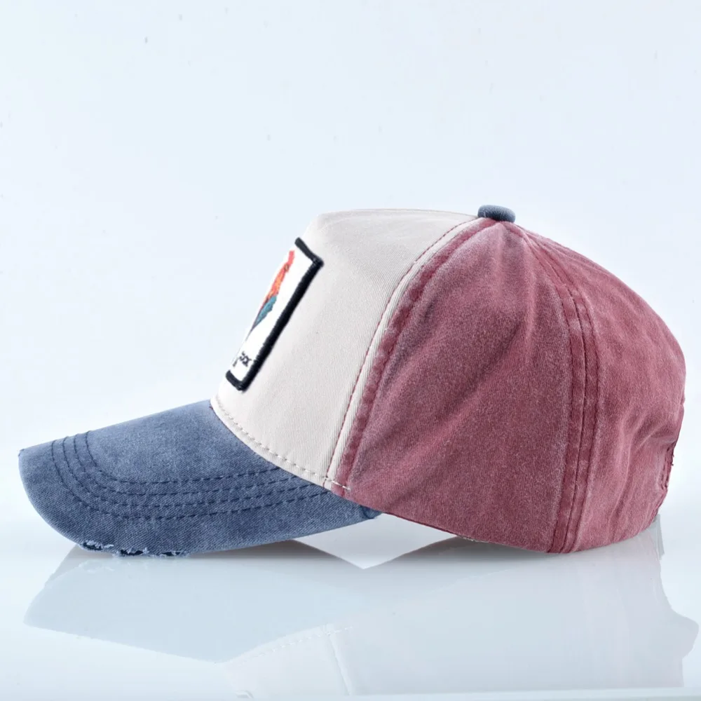 الصيف قبعة بيسبول الرجال النساء أزياء الحيوانات التطريز Snapback أبي قبعة الربيع القطن غسلها الدنيم الورك هوب العظام دروبشيبينغ