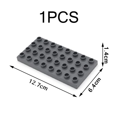 Haiyico Duplo 32 отверстие опорной плиты сборки Запчасти 4x8 точек опорная плита модель строительные аксессуары блоки DIY игрушки для детская