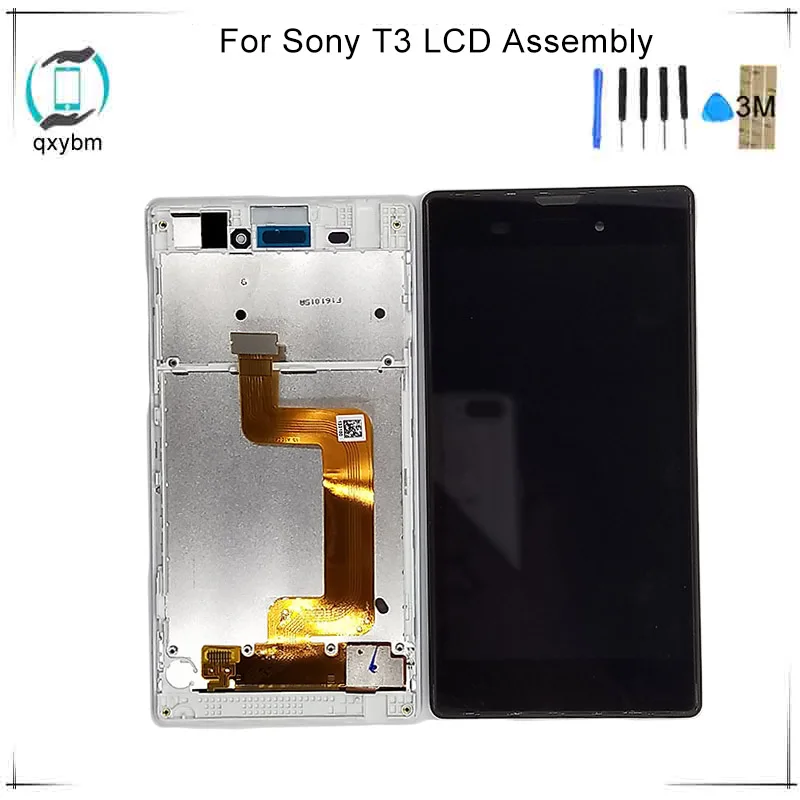 

5.3inch LCD For Sony Xperia T3 M50W D5103 LCD Display Touch Screen with frame Digitizer with Free Tools and 3M Sticker