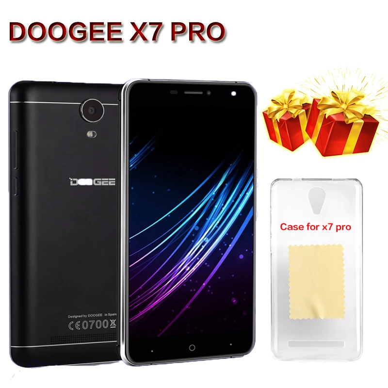 Clearance sale Doogee X7 Pro Mobile Phone 6.0 Inch Android 6.0 MTK6737