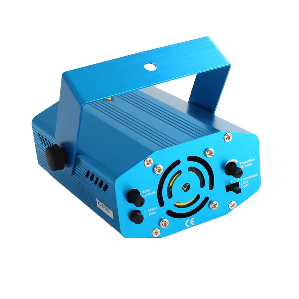 Mini Stage Effect Light Laser Projector 6 RGB Patterns Voice-control with Tripod AC110-240V USEU Plug Disco For Party Club Bar (34)