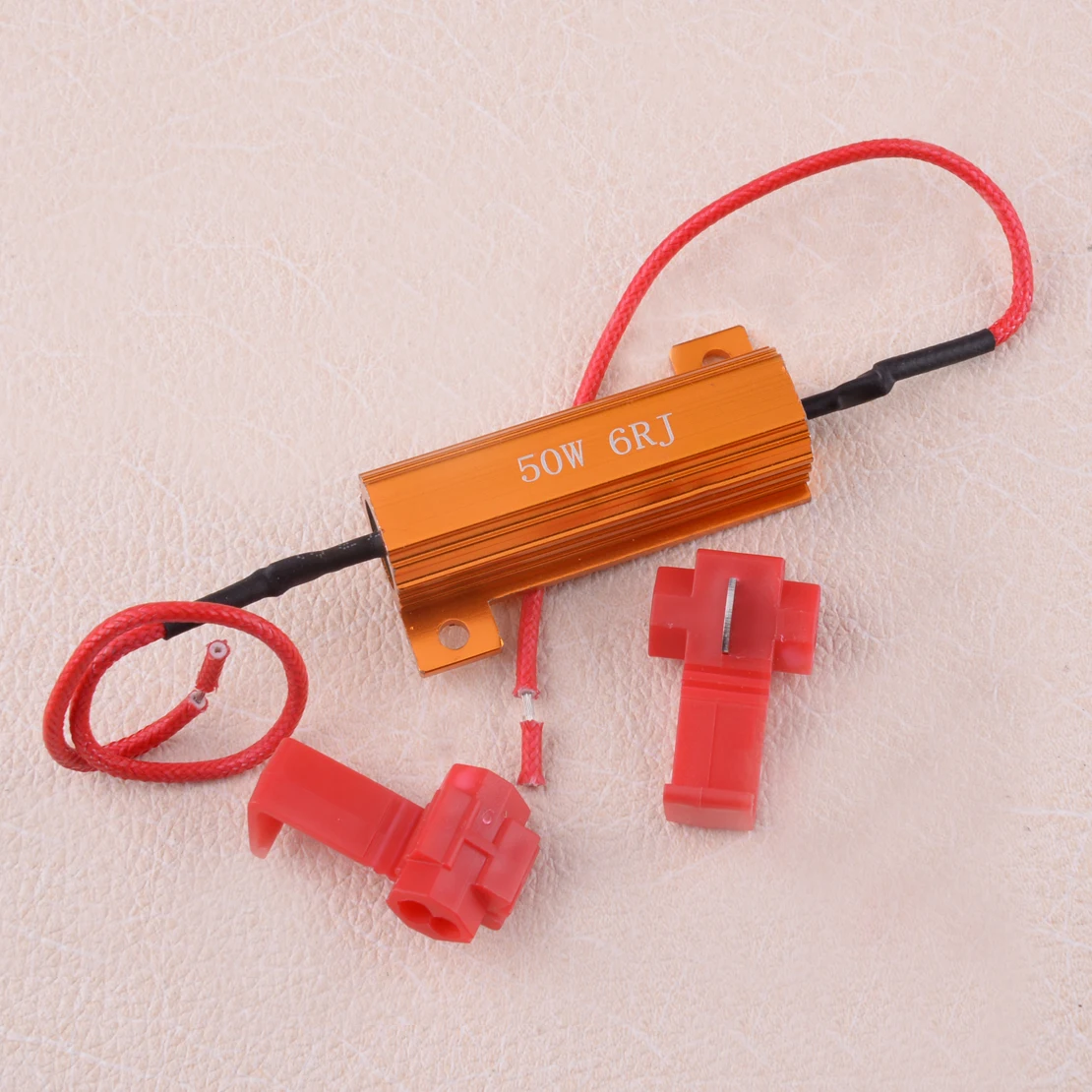 

beler 50W 6ohm LED Bulb Light Hyper Flash Blinker Blink Load Resistor Turn Signal Auto Daytime Running Lamp Car-styling
